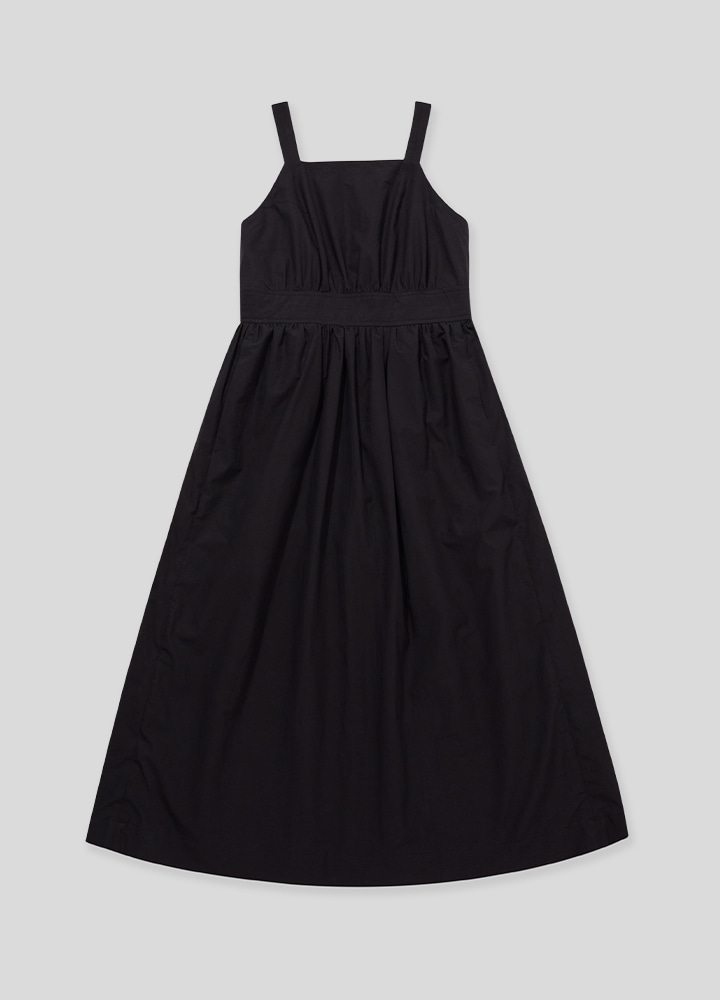 에이프런 드레스 W (BLACK)
